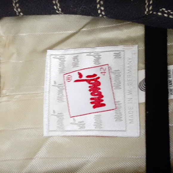 MONTI oversized blazer made in Germany sz 42 Vintage shoulder pads - Picture 2 of 8